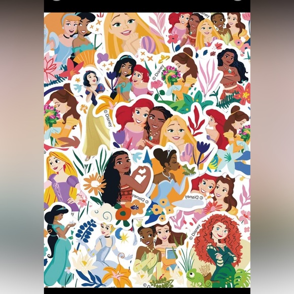 Disney | Design | Disney Princess Sticker Set 5 Pieces | Poshmark